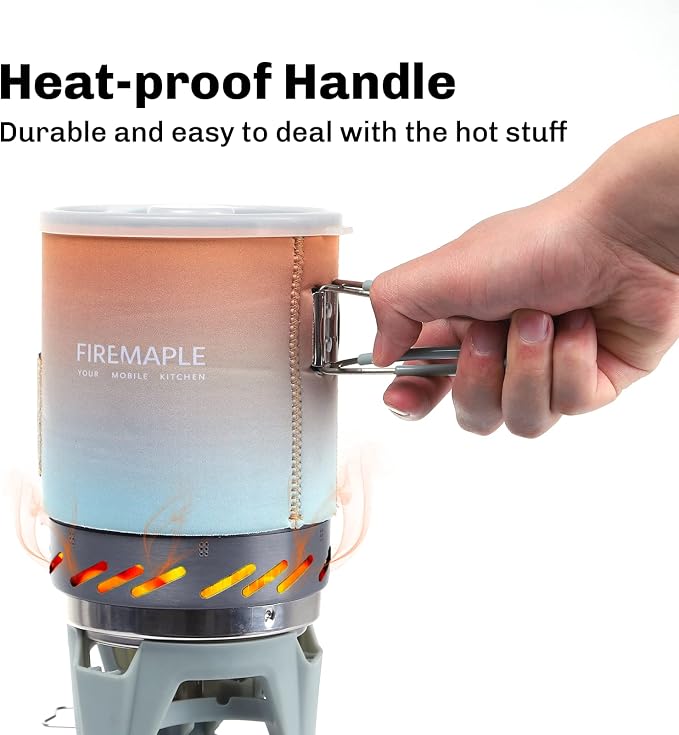 Fire-Maple "Fixed Star 1" Personal Cooking System | Pot/Jet Burner Stove System - Image 4
