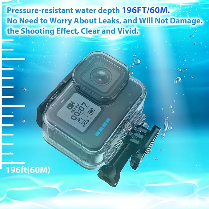 HONGDAK Waterproof Housing Case Accessories Kit 16in1 - Image 2