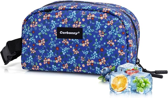 Small Cooler Bag Freezable Lunch Bag by Cerbonny