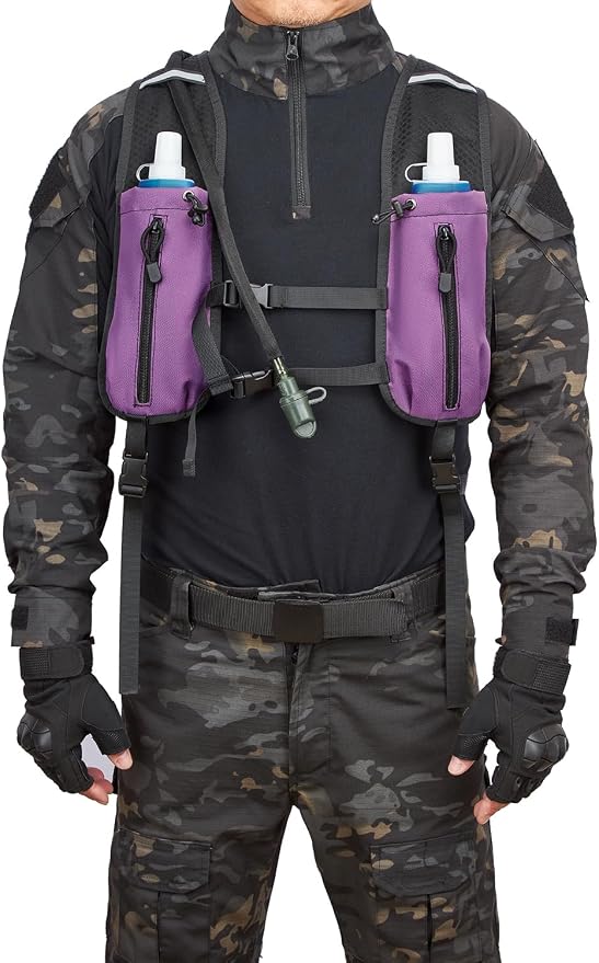 ATBP Running Hydration Vest Pack Thermal Insulation 3L TPU Water Bladder - Image 6