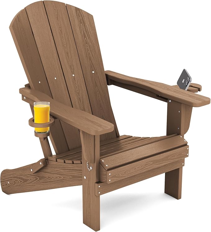 SERWALL Adirondack Chair with Cup Holders by SERWALL