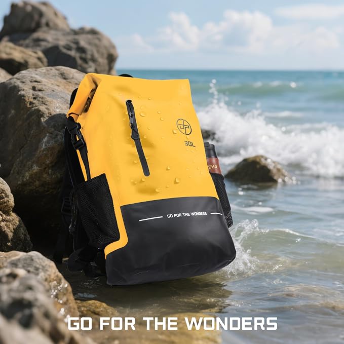UPWELL 30L Waterproof Dry Bag Boating Backpack - Image 7
