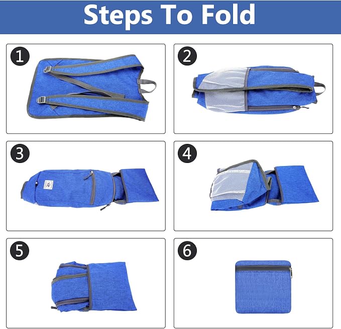 Esup 15L Lightweight Hiking Backpack Foldable Small Travel Backpack Packable - Image 5