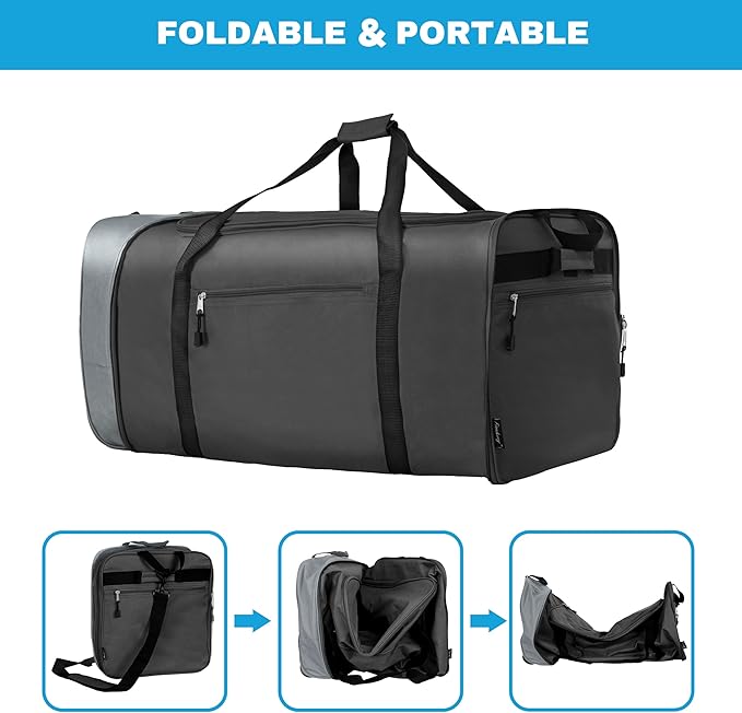 Finnhomy 100L Foldable Rolling Duffel Bag - Image 5
