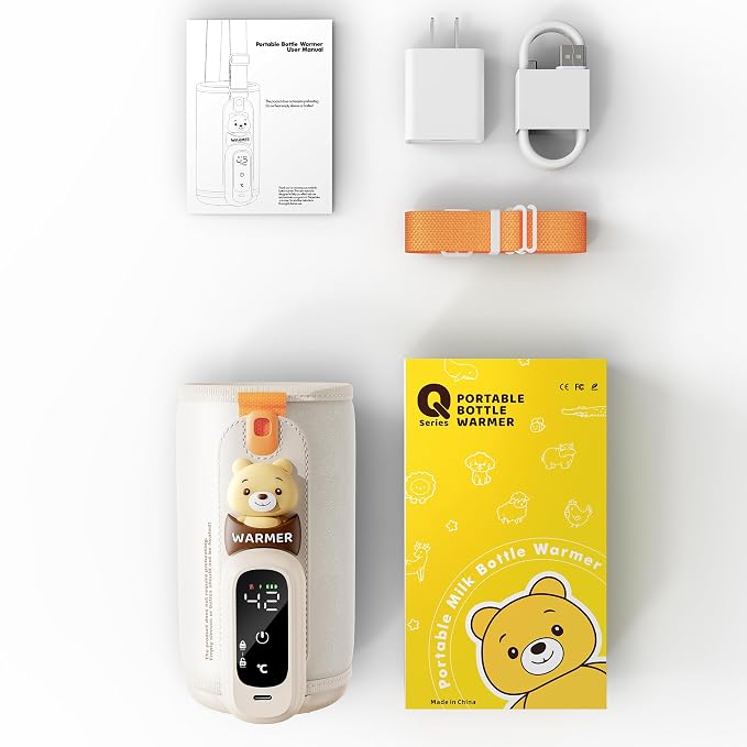 Portable Bottle Warmer for Breastmilk & Formula, Baby Rapid Milk Warmer - Image 2