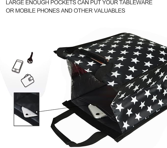 Lunch Bags for Women Insulated Reusable Lunch Tote - Image 6