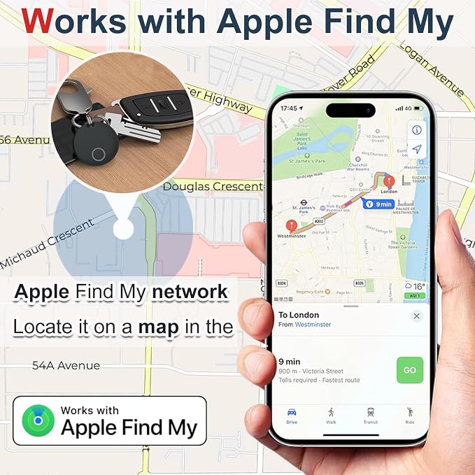 Key Finders, Luggage Tracker Tag Works - Image 2