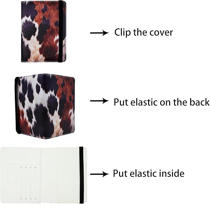 Passport Holder for Women and Men PU Leather Passport Cover for Travel - Image 3
