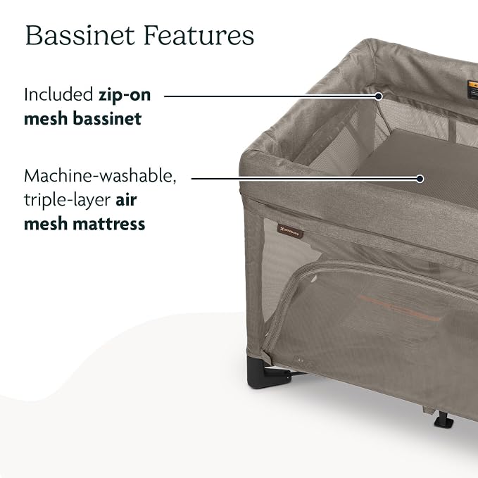 UPPAbaby Remi Playard | Deluxe 3-in-1 Portable Playard, Bedside Bassinet + - Image 5