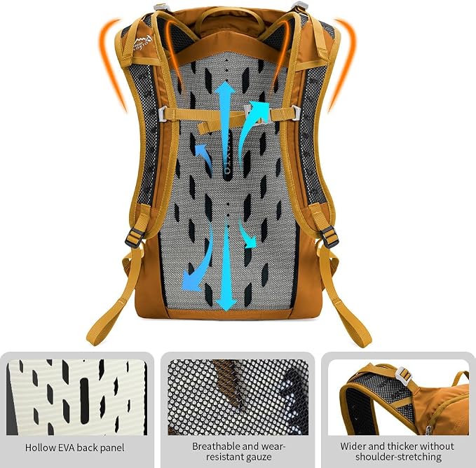 Hiking Hydration Backpack with 3l Water Bladder - Image 4