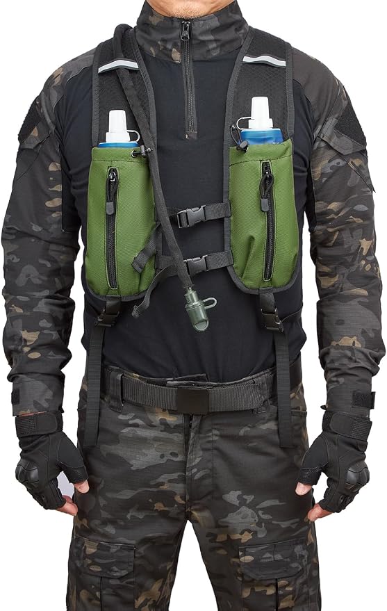 ATBP Running Hydration Vest Pack Thermal Insulation 3L TPU Water Bladder - Image 6