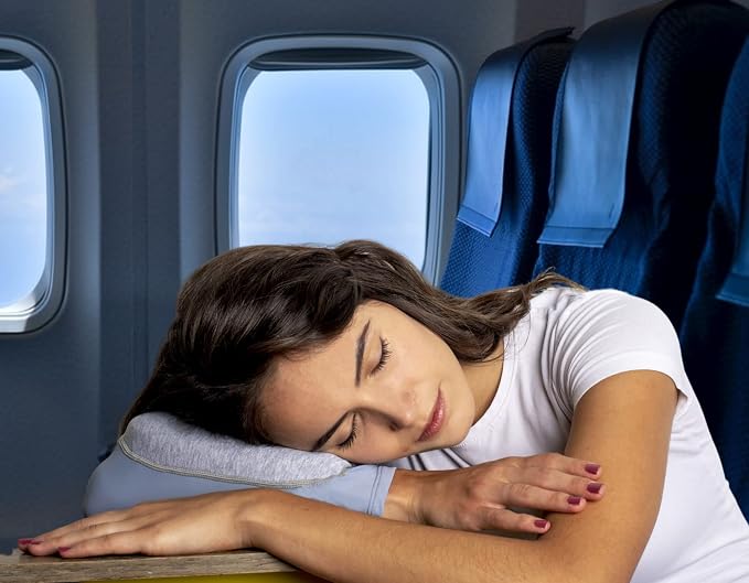 Arm Pillow, Portable Travel Memory Foam Pillow, Ultra Slim and Comfortable - Image 3