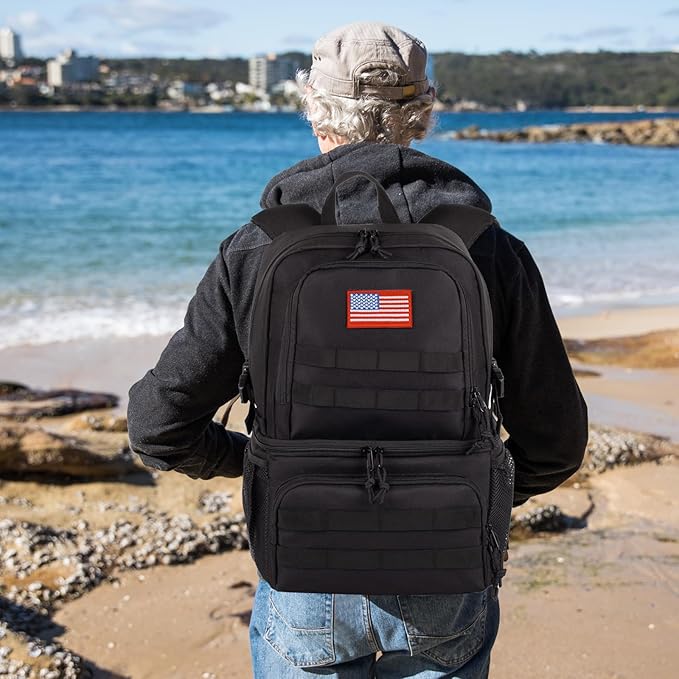 Tactical Double Deck Cooler Backpack - Image 2
