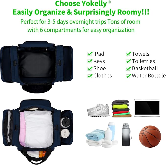 Sports Duffel Bag 20 inch for Travel Gym - Image 2