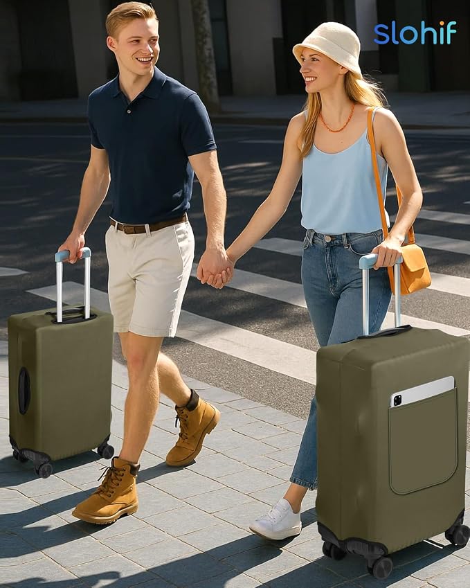 Slohif Luggage Cover for Suitcase Tsa Approved Protector - Image 6