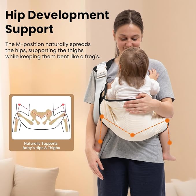 Baby Carrier Newborn to Toddler, Baby Sling Carrier, Toddler Carrier 25-60 lbs - Image 2