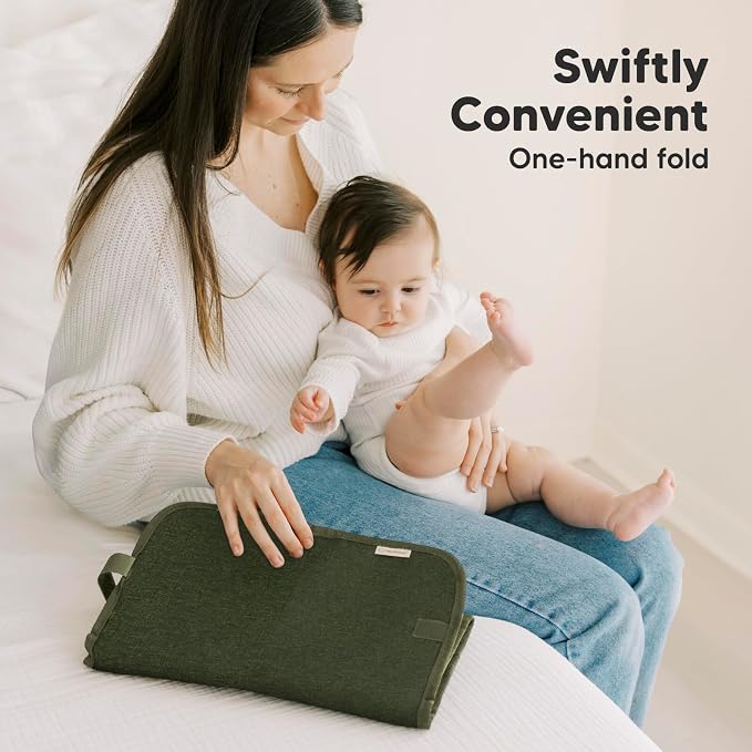 KeaBabies Portable Diaper Changing Pad, Easy Wipe Clean - Image 6