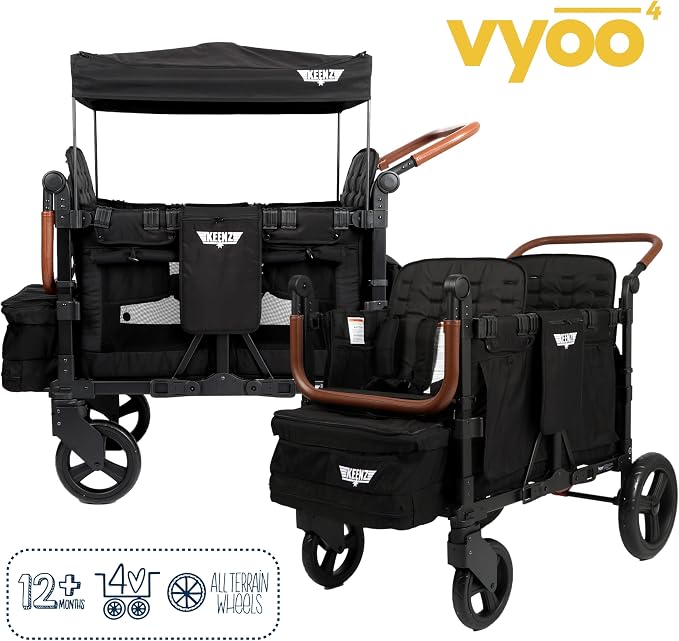 Keenz VYOO Stroller Wagon with Canopy - Image 2