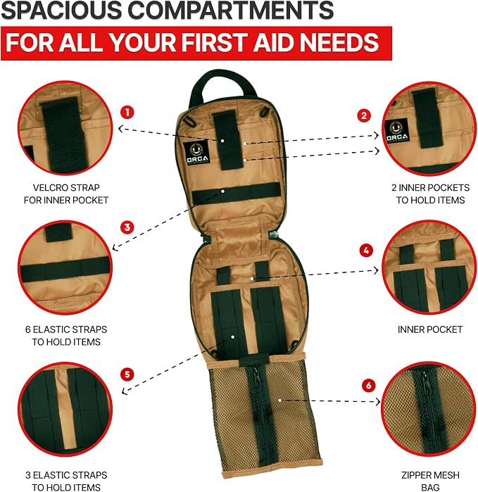 MOLLE Rip Away EMT First Aid IFAK Pouch Medical Empty Bag - Image 3