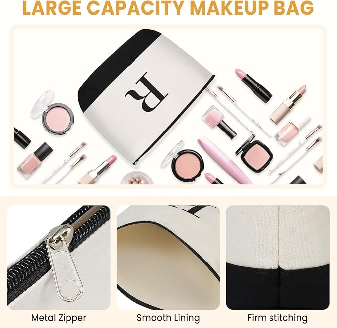 BAGAIL Initial Tote Bag, Personalized Birthday Gifts - Image 3