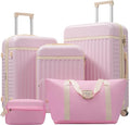 Merax Luggage Sets, Durable Hardshell 3 Piece Suitcase by Merax