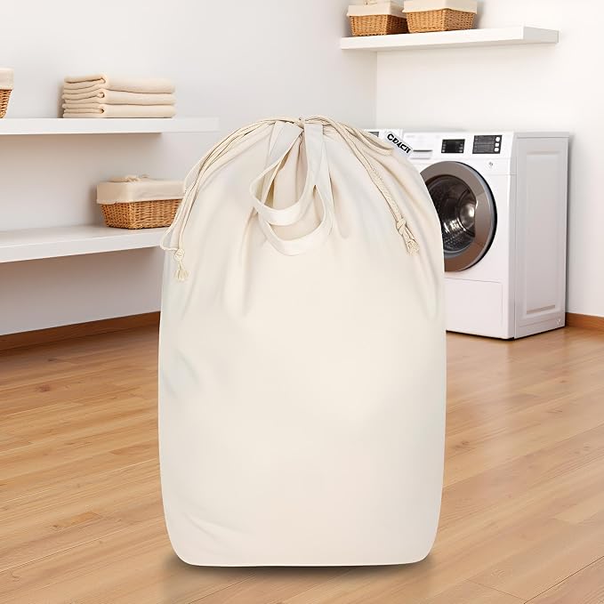 Canvas Laundry Bags 18x18in - Image 8