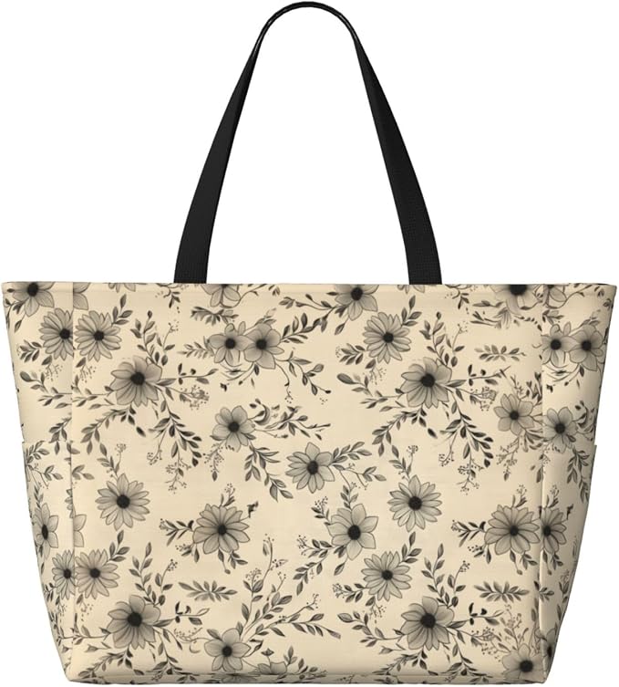 Beach Bag for Women Beach Tote Bag Waterproof Sandproof Large Bags - Image 2