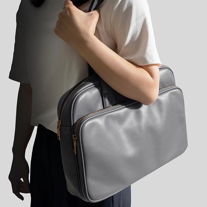 Laptop Tote for Men & Women 14Inch Computer Bags Briefcase Business Office - Image 3