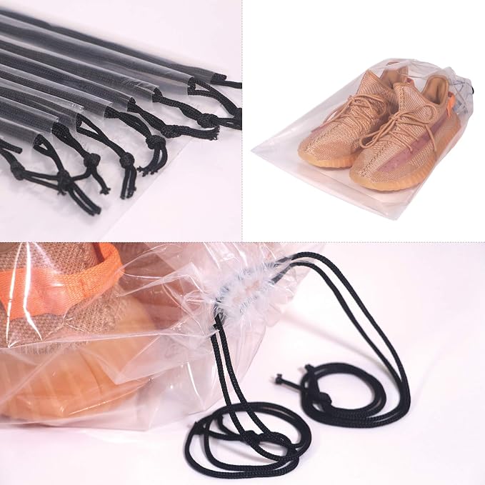 Set of 24 Transparent Shoe Bags - Image 4
