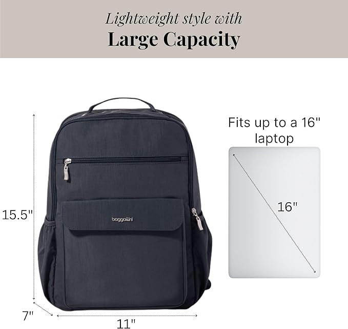 Baggallini Everyday Laptop Backpack - Image 4