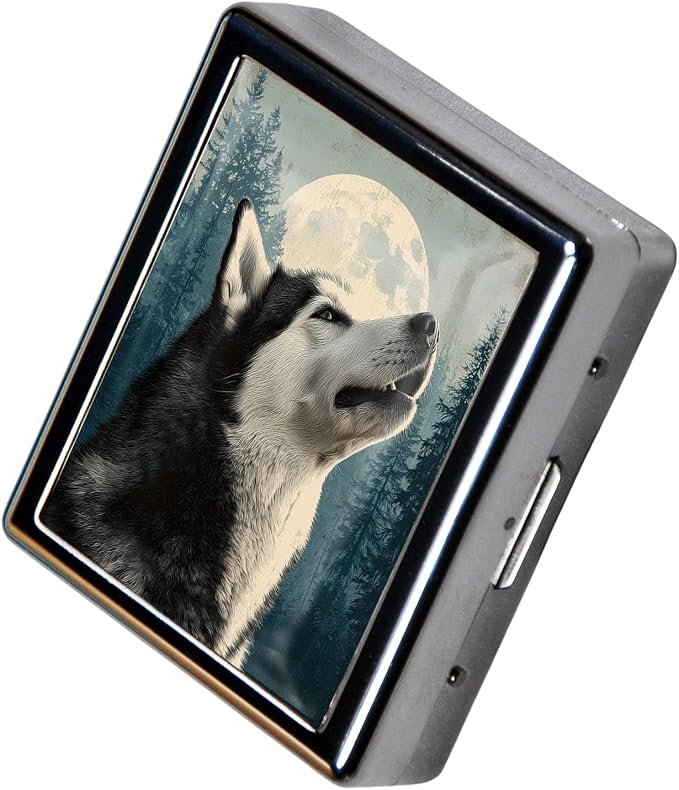 8‑Compartment Metal Pill Box Organizer – Portable Medicine Case 3″×2.6″ | - Image 3