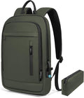 Business Backpack for Men Lightweight Commute Laptop Backpack Anti-Theft Water by LIXIIN