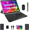 2025 Android 15 Tablet, 12GB+64GB+1TB Expand, 10inch Tablet Productivity Bundle by TUOHAITIMEAndroid15Tablet