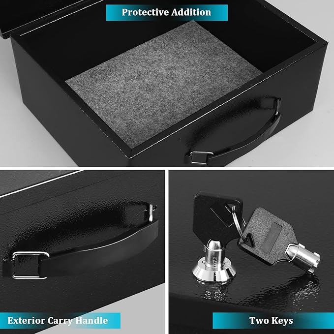 Dalmbox Portable Metal Safe Box - Image 5
