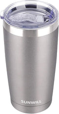 SUNWILL Travel Coffee Tumbler 20 oz, Insulated Mug by SUNWILL