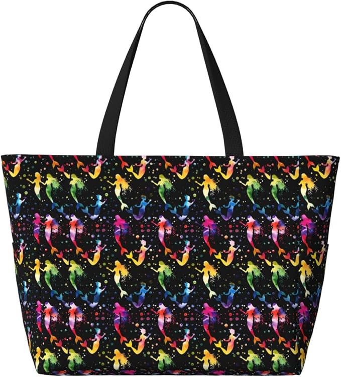 Beach Bag for Women Beach Tote Bag Waterproof Sandproof Large Bags - Image 2