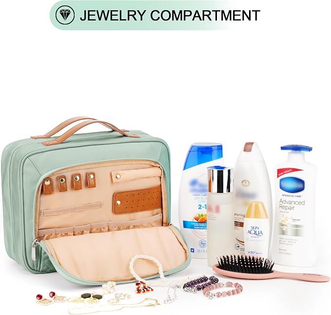 Travel Hanging Toiletry Bag for Women, Cruise Ship Essentials, - Image 8