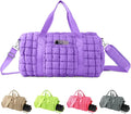 Quilted Travel Duffle Bag Gym Bag by XSUIOY