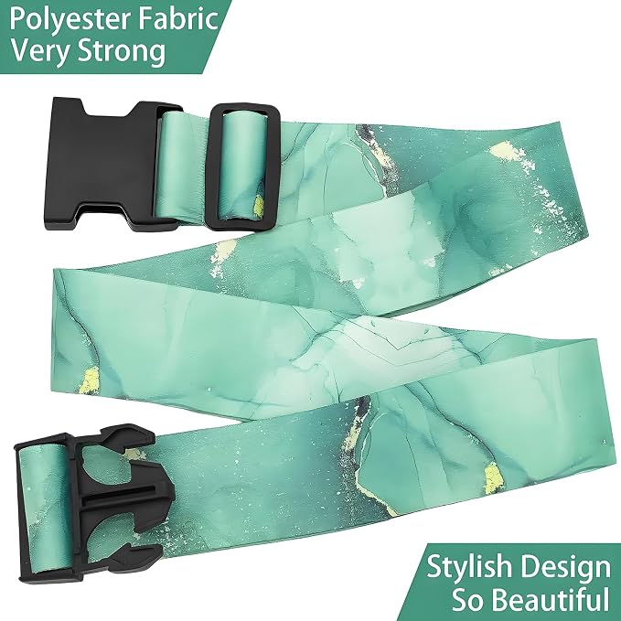 Greenstone Luggage Straps for Suitcases, Adjustable Luggage Travel Belt to Keep - Image 5