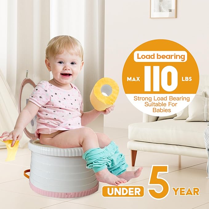 SunnySmile Portable Toilet for Kids, Portable Potty Seat for Toddler Travel - Image 5