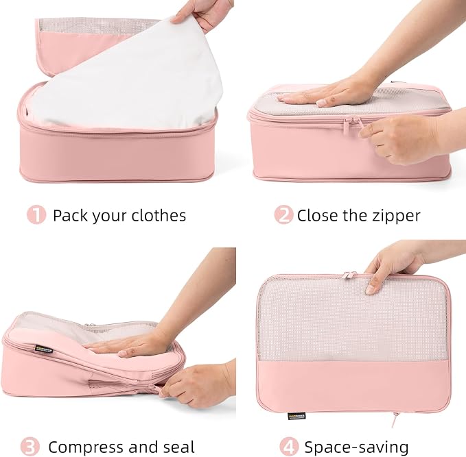4 Piece Compression Packing Cubes - Image 4