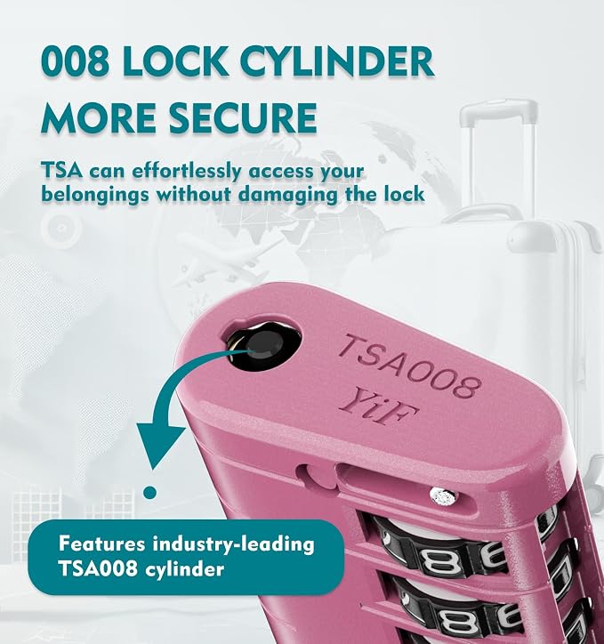ANVIL 4 Digit Luggage Locks, TSA Locks - Image 2