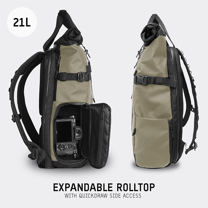 WANDRD PRVKE 21L, V3 Backpack: Weather-Resistant Travel & Camera Backpack - Image 2