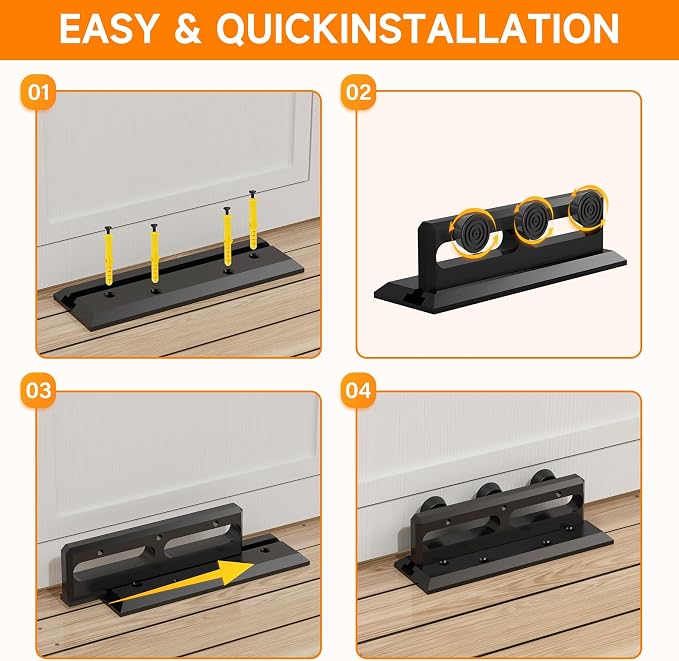 Door Security Bar, French Security Door Brace, Security Door Barricade - Image 5