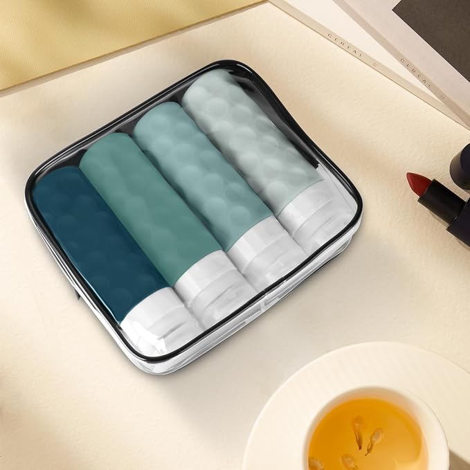 Travel Bottles for Toiletries, BPA Free Leak Proof Premium Silicone Bottles - Image 7