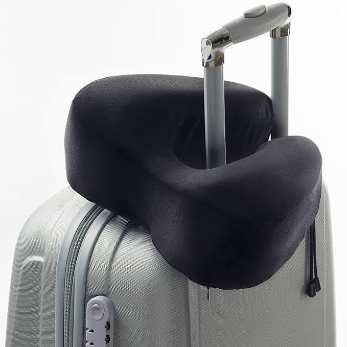 Lewis N. Clark Contoured Memory Foam Hexform Travel Cervical Neck Pillow - Image 5