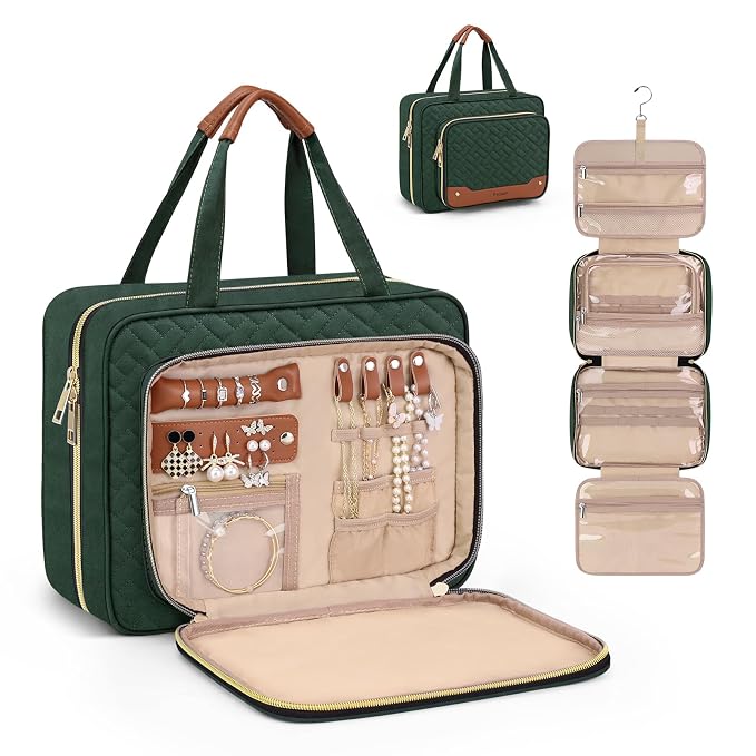 Wedama Toiletry Bag for Women, Hanging Travel Toiletry Bag by Wedama