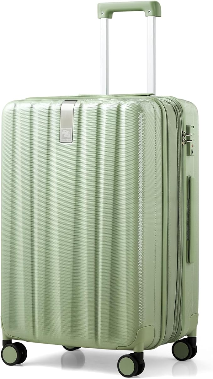 Hanke 24 Inch Expandable Checked Luggage Lightweight PC Hard Shell Luggage by Hanke