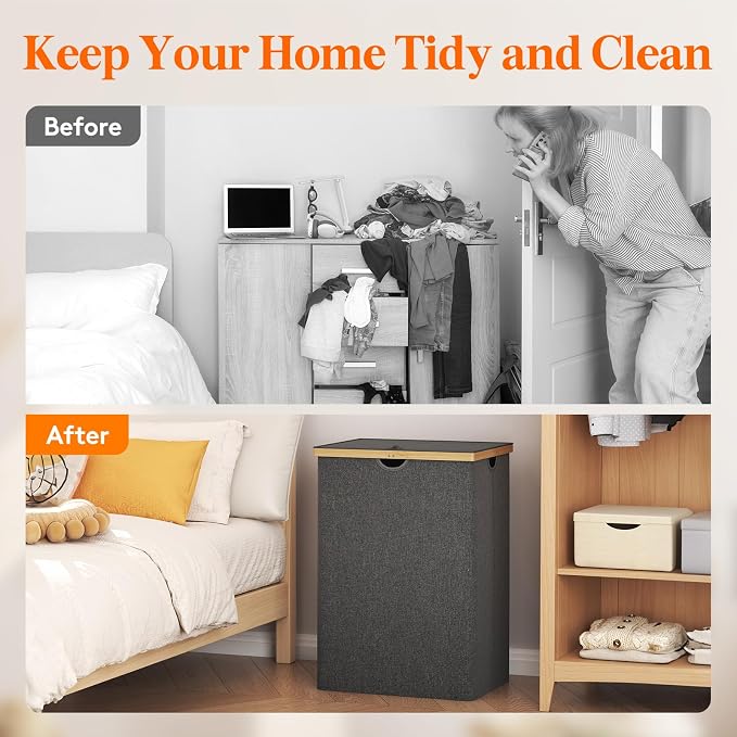 Lifewit 160L Double Laundry Hamper - Image 9