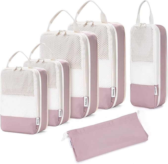 Narwey 6 Set Compression Packing Cubes by Narwey